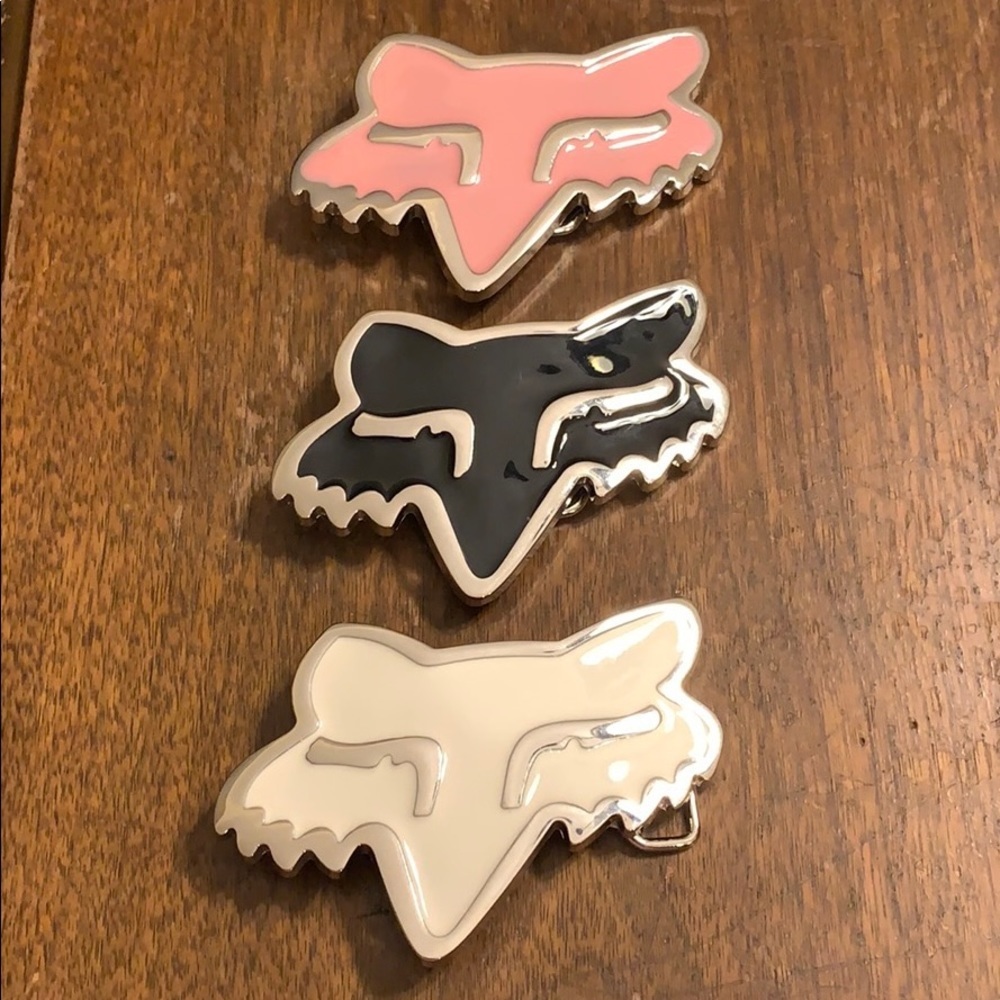 Fox belt buckle - pick your colour
